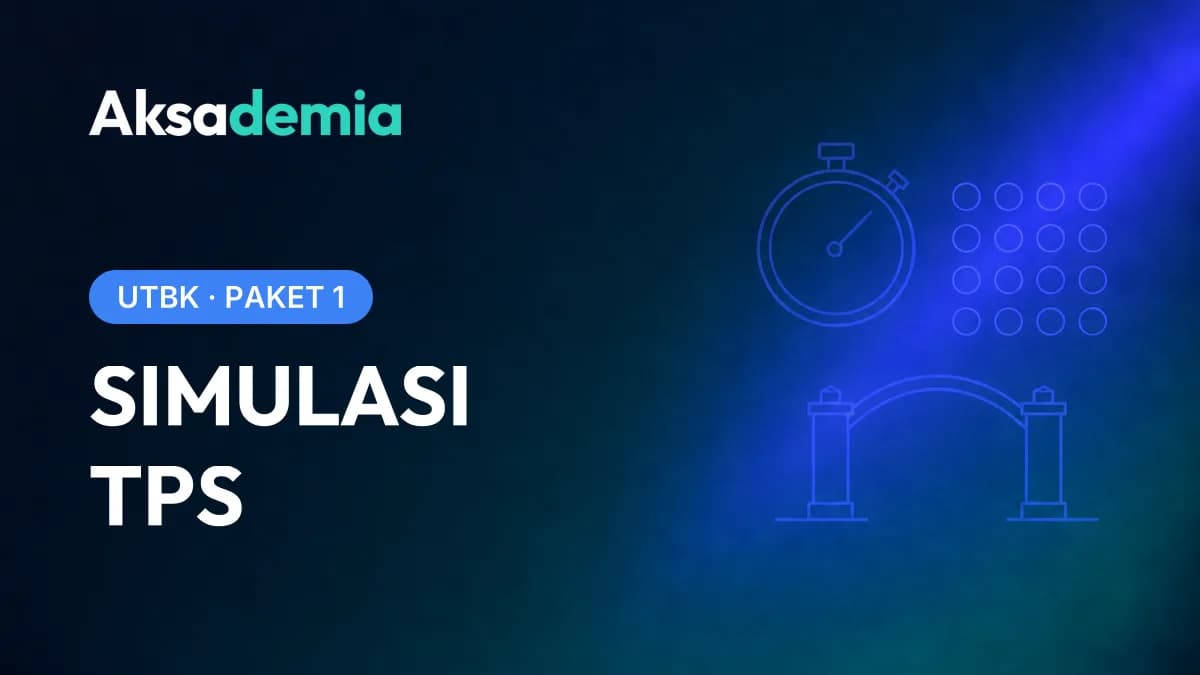 UTBK 2027: Simulasi Lengkap TPS Paket 1